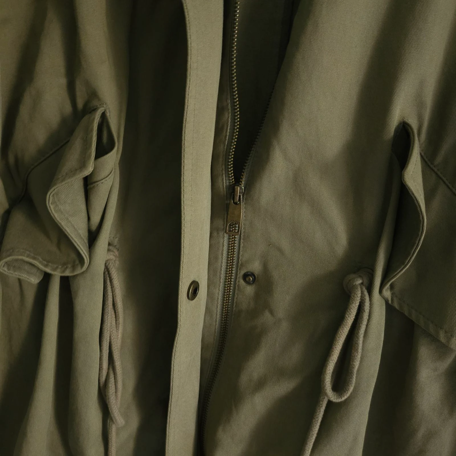 Jucy Judy Koreaanse modetrench kaki leger – photo 5